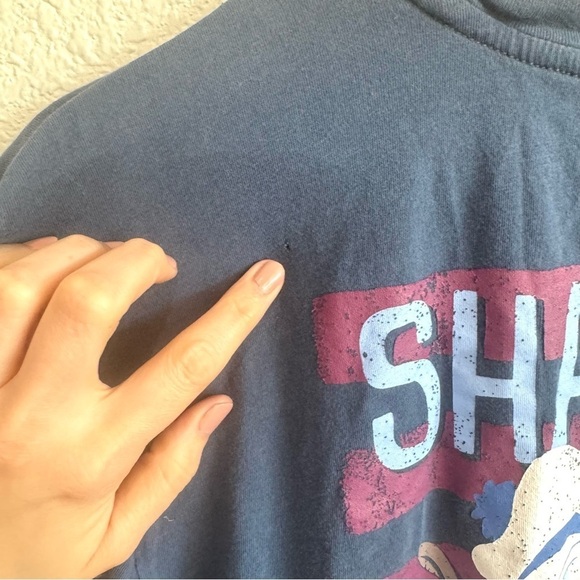 Disney Cruise Line Women's Large Donald Duck Shape up Graphic T-shirt Boho Blue - Picture 5 of 11